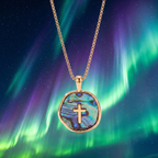 Collana con Croce Aurora