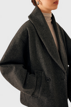 Penelope | Cappotto Relaxed Oversized con Collo a Sciarpa
