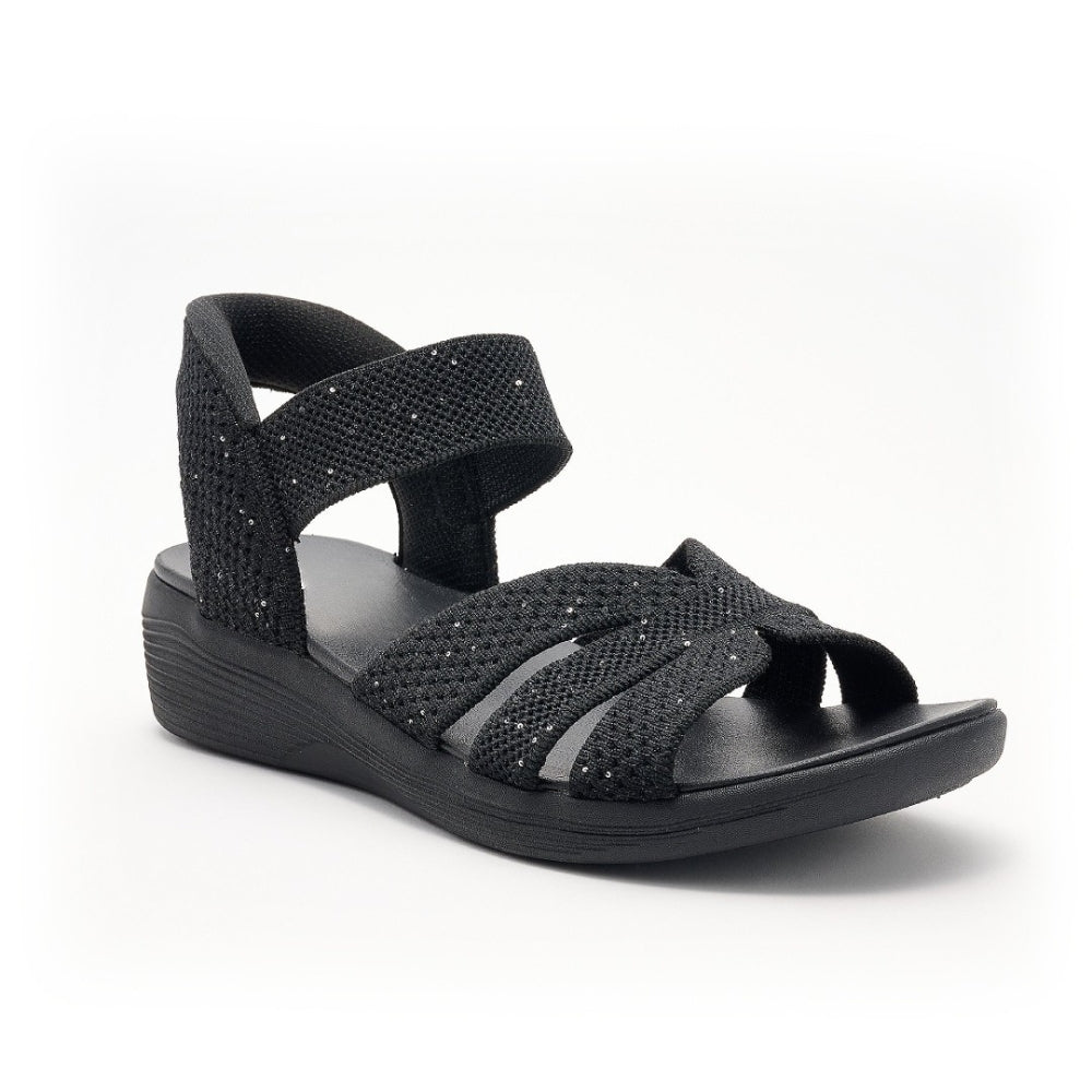 Sandali Wedge in Maglia con Paillettes – Allungati nell'Estate