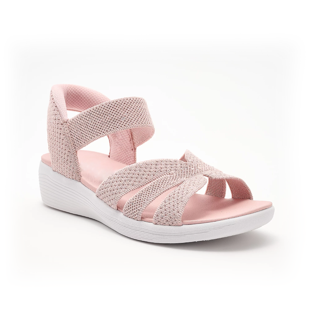 Sandali Wedge in Maglia con Paillettes – Allungati nell'Estate