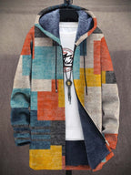Beatrice | Cardigan con Cappuccio Fantasia Patchwork