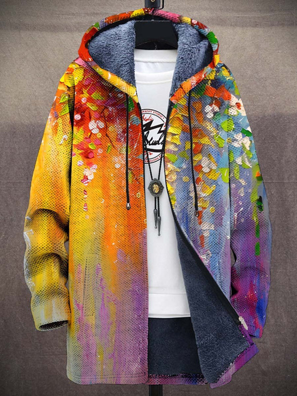 Beatrice | Cardigan con Cappuccio Fantasia Patchwork