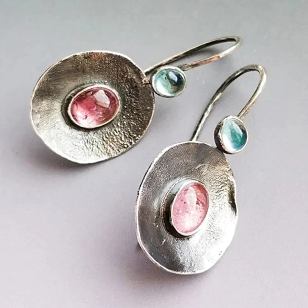 Orecchini Vintage Bicolore in Argento