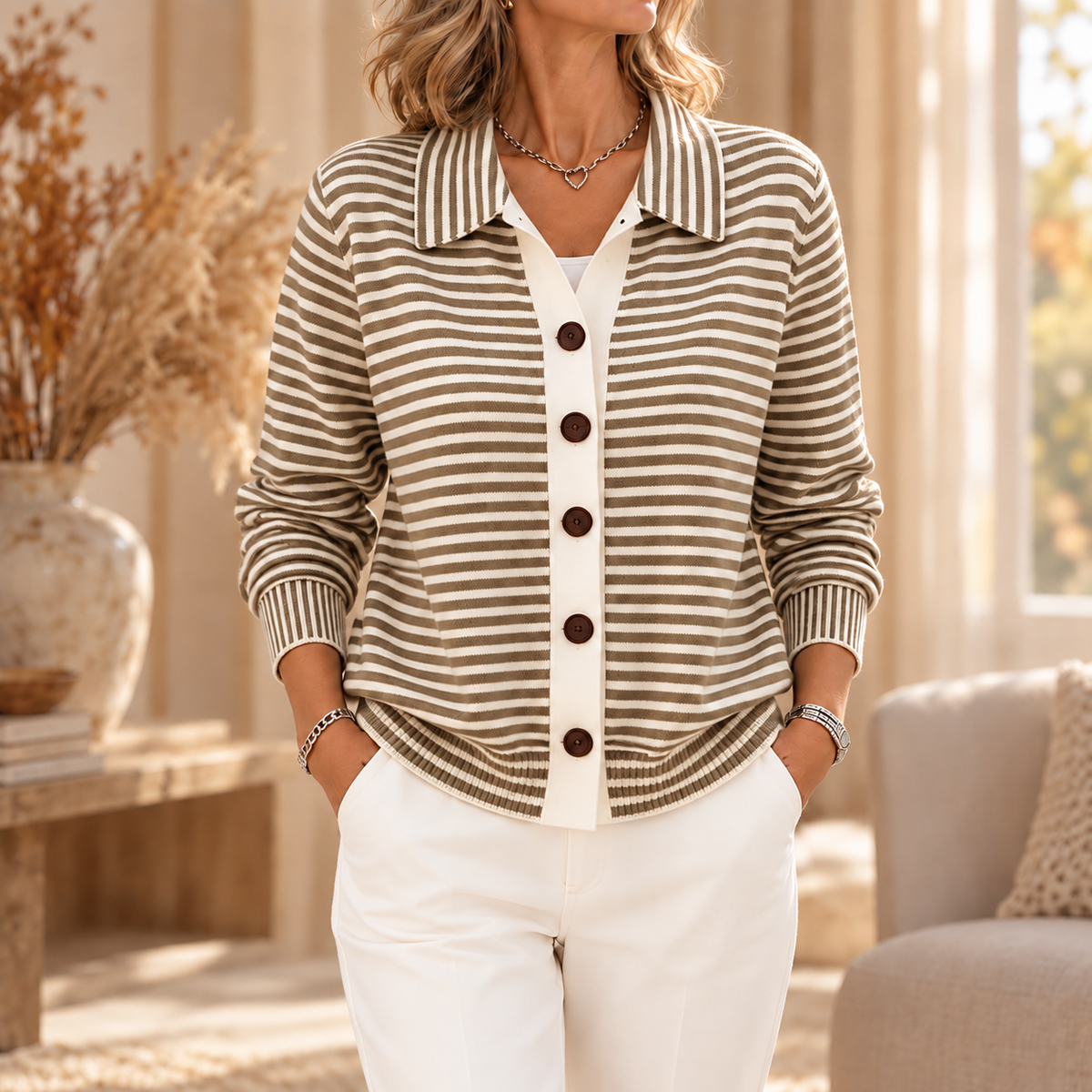 Lesley | Il Cardigan Striato