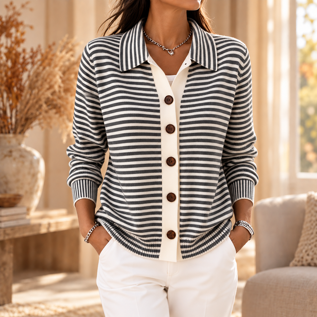 Lesley | Il Cardigan Striato