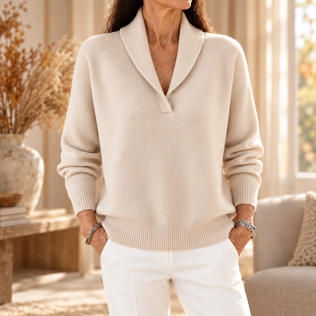Clarissa | Il Maglione Forgiving-Fit a V