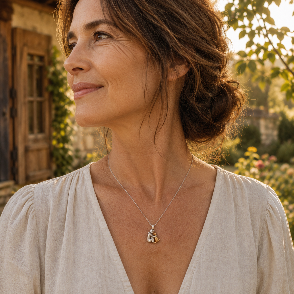 L'Abbraccio Eterno — Donna & Cane