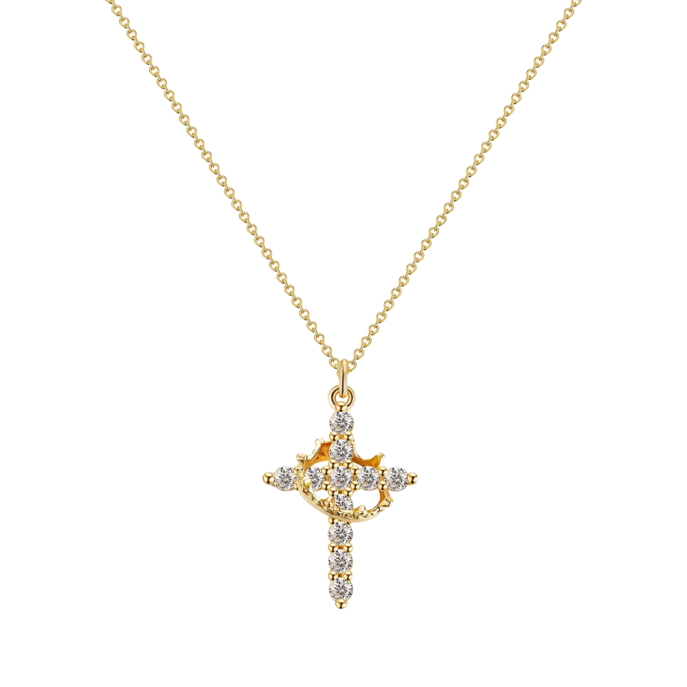 Collana Elora Croce e Corona