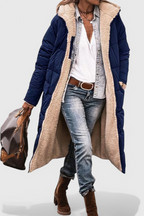 Meredith | Cappotto lungo con cappuccio accogliente