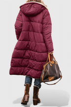 Meredith | Cappotto lungo con cappuccio accogliente