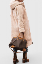 Meredith | Cappotto lungo con cappuccio accogliente