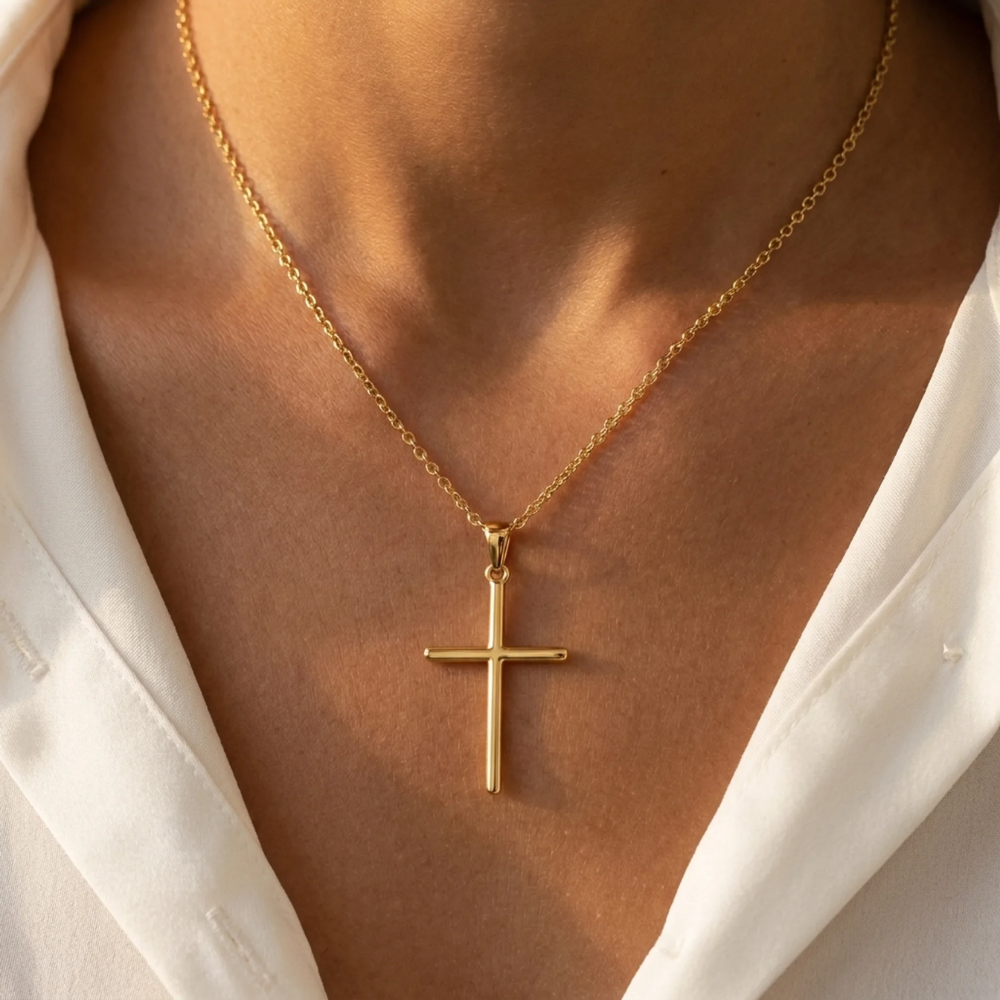 Collana Classica Elora con Croce
