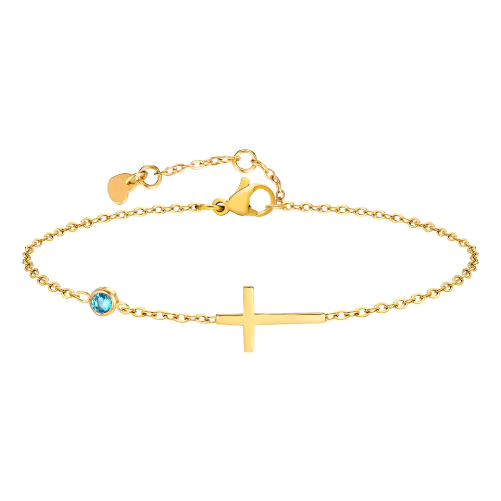 Bracciale in Gemma a Croce Curativa