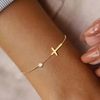 Bracciale in Gemma a Croce Curativa