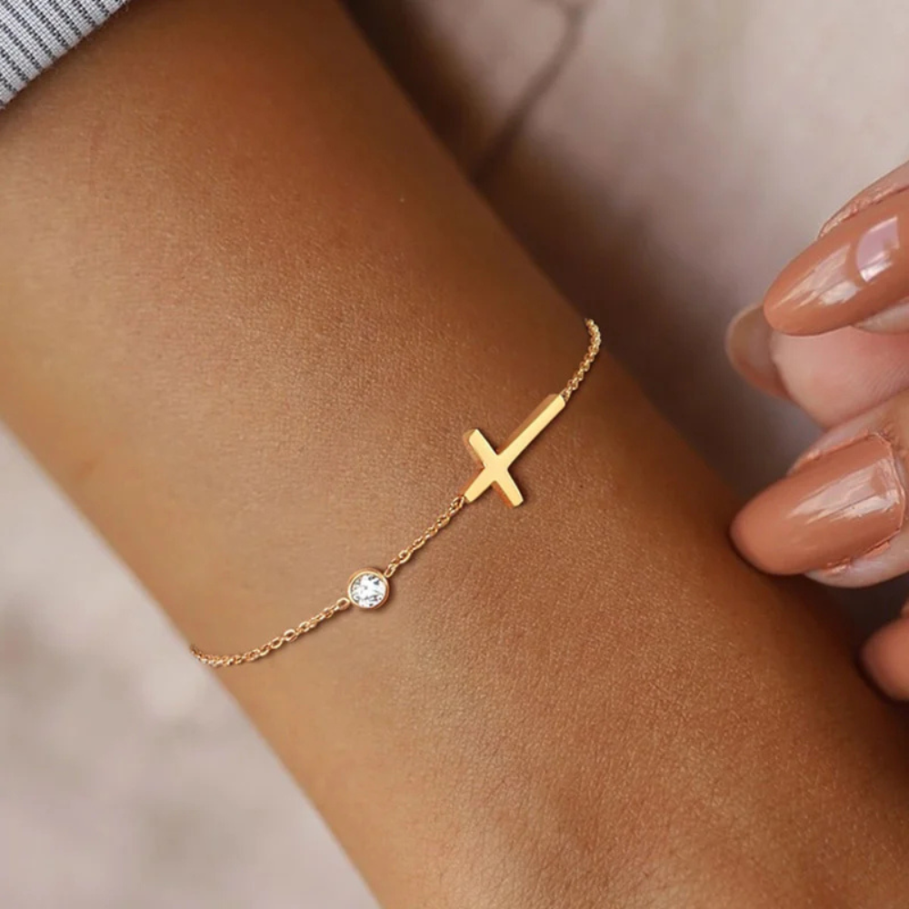 Bracciale in Gemma a Croce Curativa