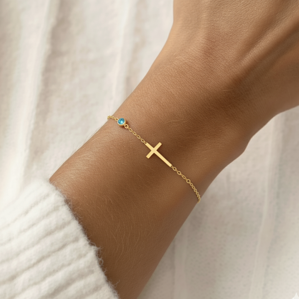 Bracciale in Gemma a Croce Curativa