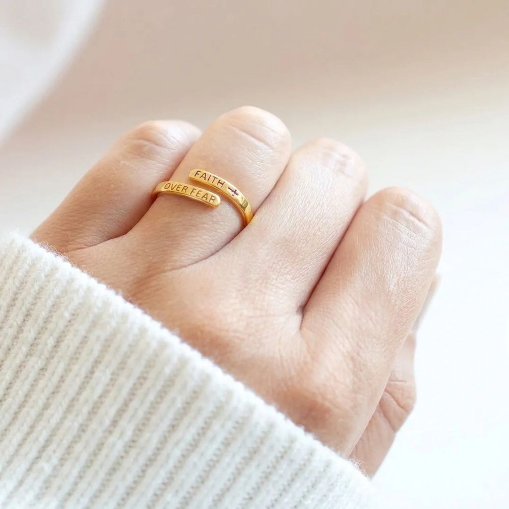 Anello Fede Oltre Paura