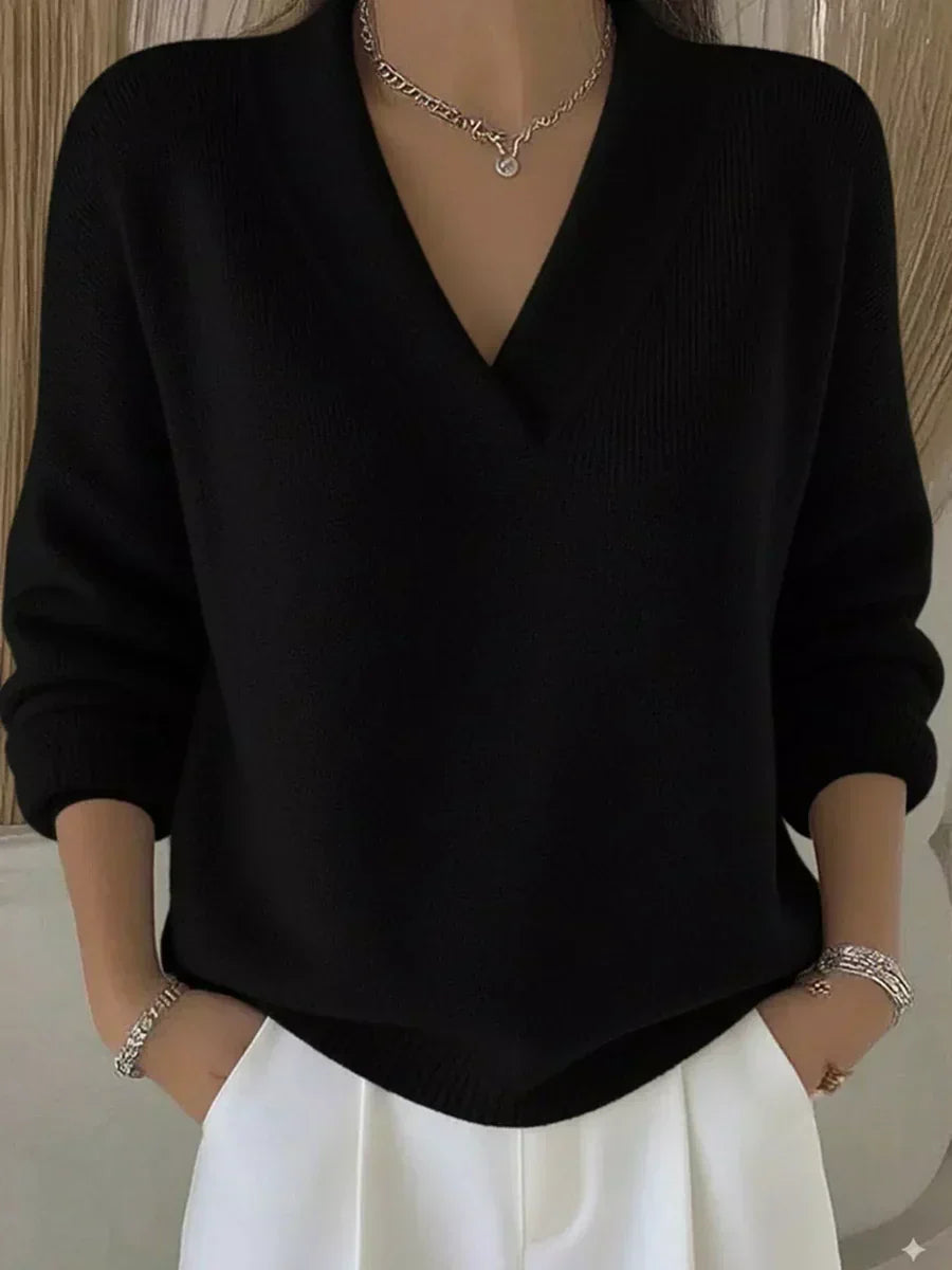 Vivelle™ | Maglione morbido con scollo a V