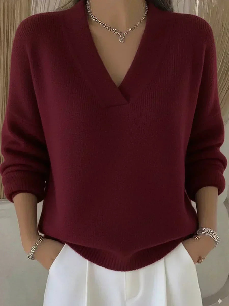Vivelle™ | Maglione morbido con scollo a V