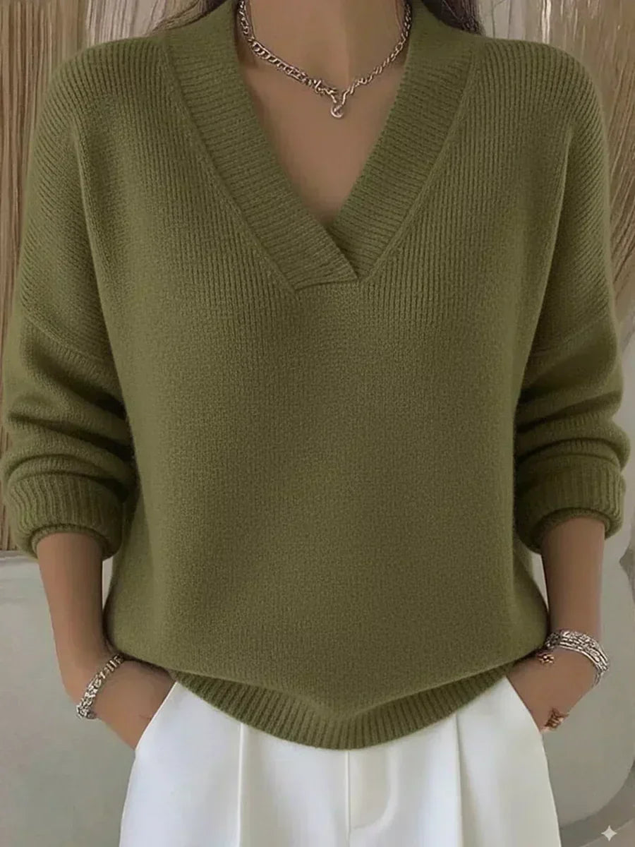 Vivelle™ | Maglione morbido con scollo a V