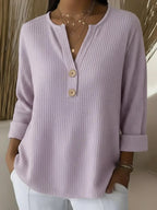 Lucinda™ | Camicia Henley con bottoni