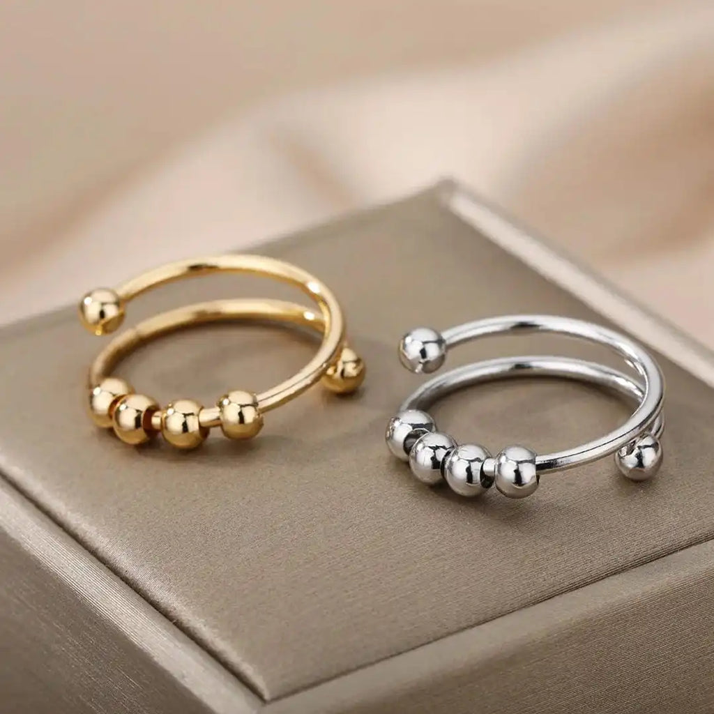 Anello con Perline Anti Stress e per l'Ansia