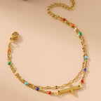 Bracciale con Perline a Croce Guaritrice