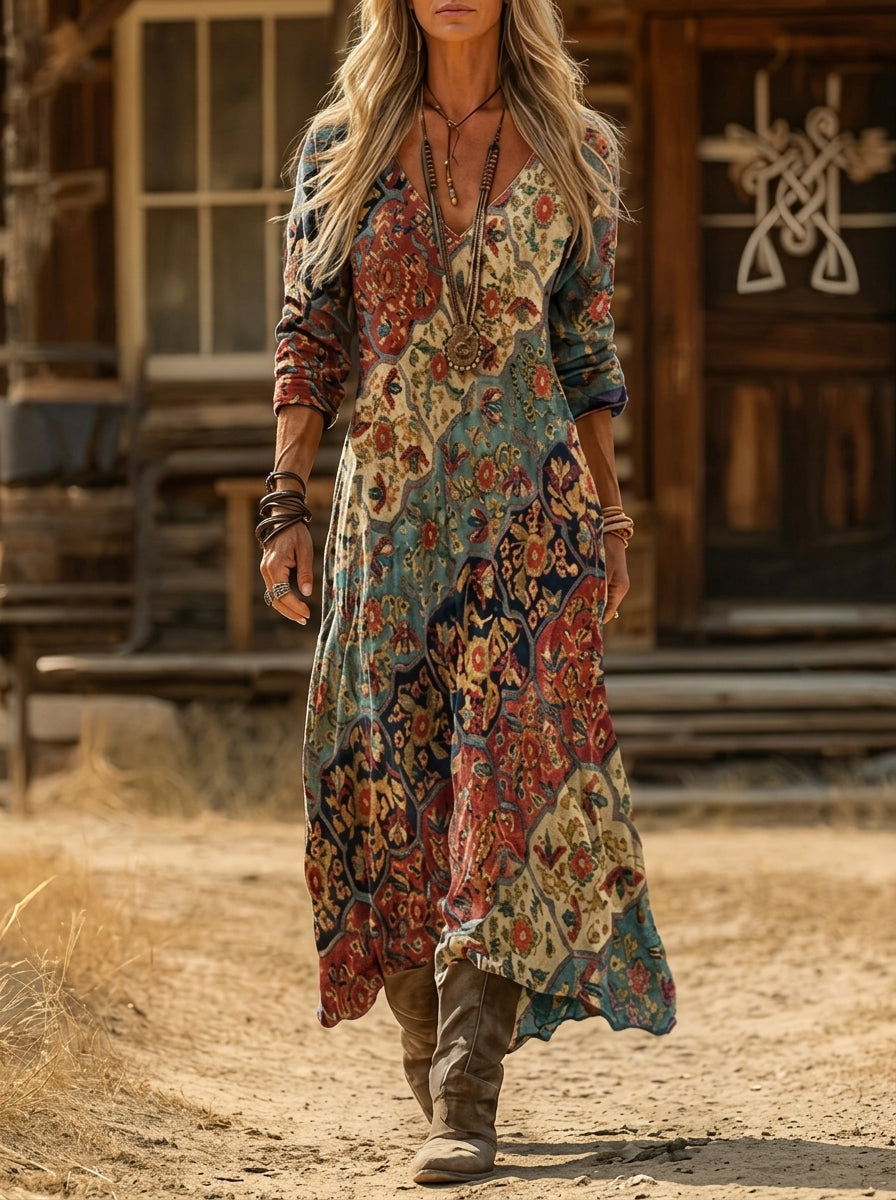 Sofia | Vestito fluido autunnale
