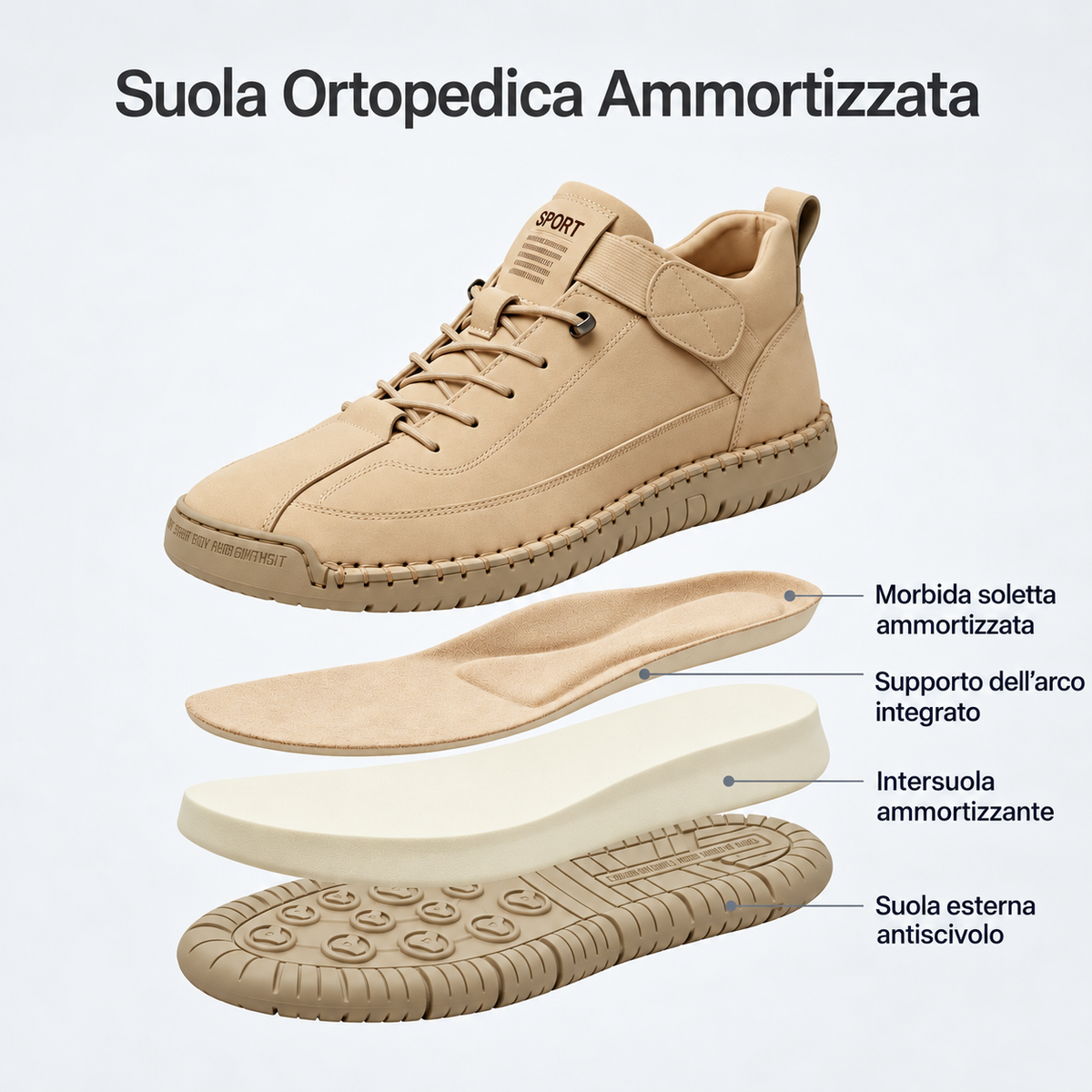 Rosie | Sneakers Comode e Ortopediche
