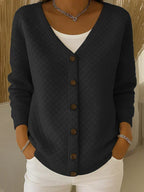 Laverne™ | Cardigan imbottito con bottoni frontali