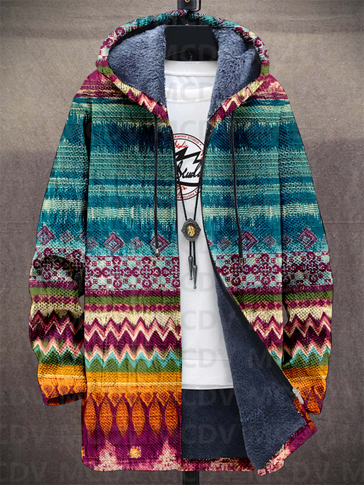 Noemi | Cardigan con Cappuccio Turchese e Fucsia