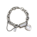 Bracciale spesso a forma di cuore | Oro