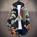 Serena | Cardigan con Cappuccio Blu Notte