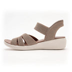 Sandali Wedge in Maglia con Paillettes – Allungati nell'Estate