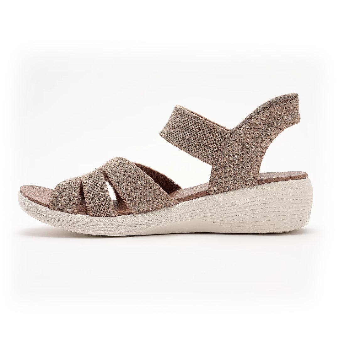 Sandali Wedge in Maglia con Paillettes – Allungati nell'Estate