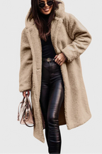 Brielle | Cappotto lungo con cappuccio rilassato