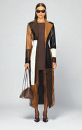 Cappotto in Pelle Mosaic