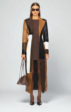 Cappotto in Pelle Mosaic