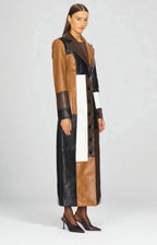 Cappotto in Pelle Mosaic