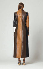 Cappotto in Pelle Mosaic