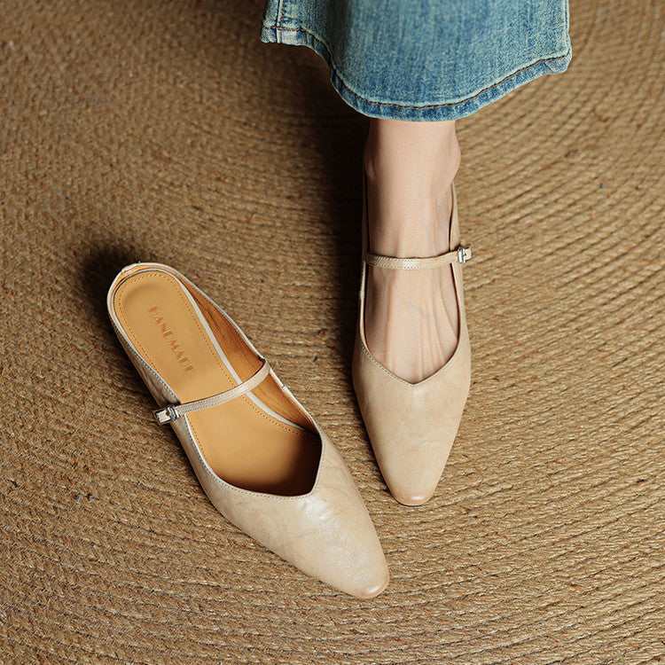 Renata | Mule in Vera Pelle
