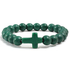 Bracciale con Pietre Preziose a Croce