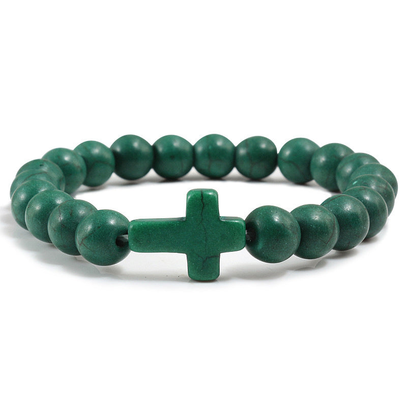 Bracciale con Pietre Preziose a Croce