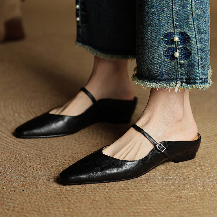 Renata | Mule in Vera Pelle
