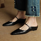 Renata | Mule in Vera Pelle