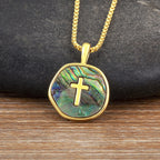 Collana con Croce Aurora