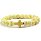 Bracciale con Pietre Preziose a Croce