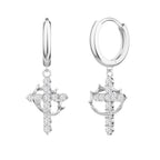 Orecchino Elora Cross and Crown