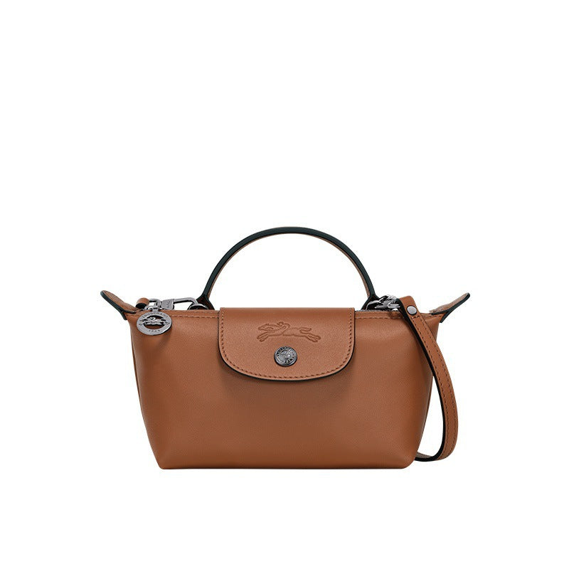 MINI BORSA IN PELLE | MARRONE