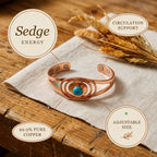 Bracciale in Rame Turchese Regolabile